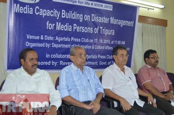 Media capacity building workshop on Disaster Management observed Media capacity building workshop on Disaster Management observed